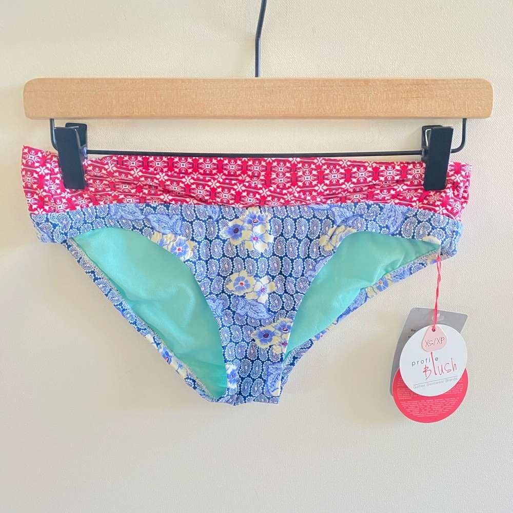 Profile Blush by Gottex Bikini Bottom, Sz XS, NWT